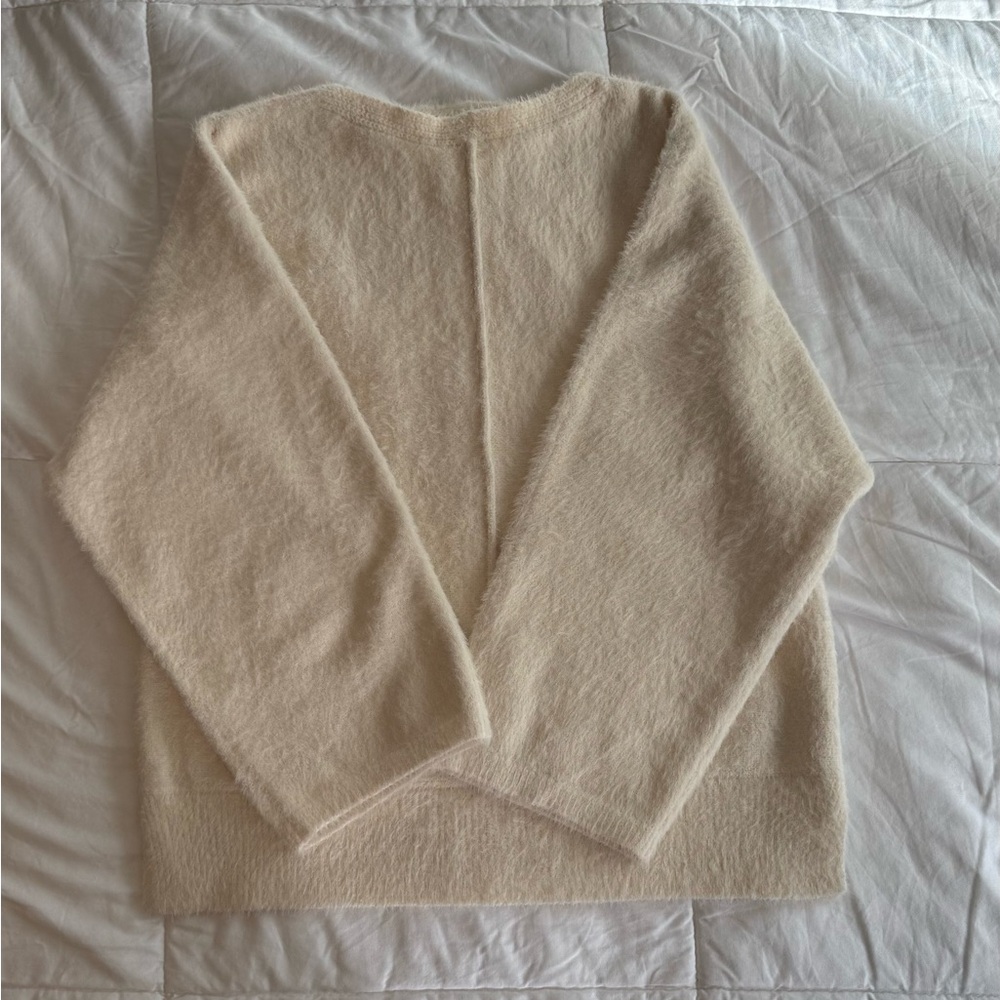 MELISSA NEPTON Cream Women's Sweater